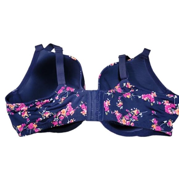 NWOT Cacique Light Lightly Lined T-Shirt Bra Luminous Floral 44D - Picture 7 of 11